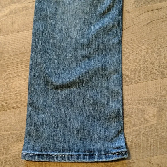 COWGIRL TUFF Sonora bootcut blingy Aztec embroidered blue jeans JS0N0R sz 24x33L - Picture 8 of 15